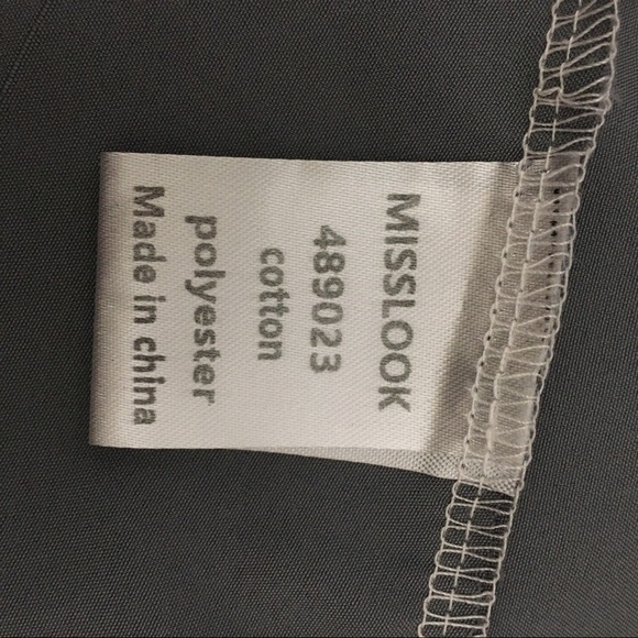 MISSLOOK color block short sleeve maxi dress - Picture 8 of 8